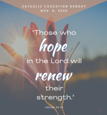 Catholic Education Sunday