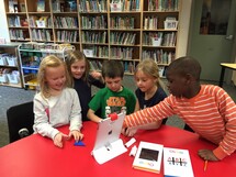 St. Elizabeth Seton students at learning commons