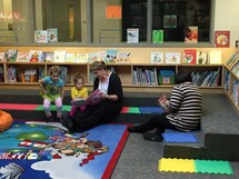 St. Elizabeth Seton students at learning commons