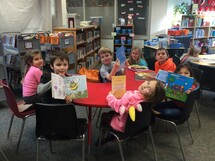 St. Elizabeth Seton students at learning commons