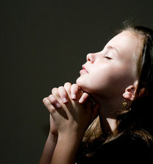 Student Praying